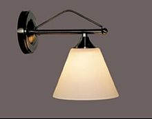 Бра однорожковое Мелодия Света  Е27 Черный глянец картинка 